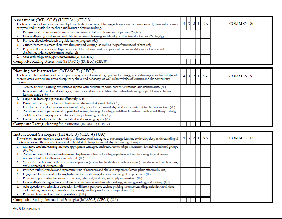 student-teacher-evaluation-form-college-of-education-university-of